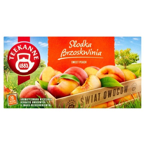 Herbata owocowa o smaku brzoskwiniowym Teekanne 20 torebek