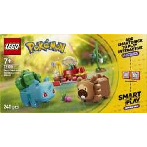 Pokémon SMART Pla: Bulbasaur i Bidoof z krzewem jagody 72155 LEGO 1 sztuka