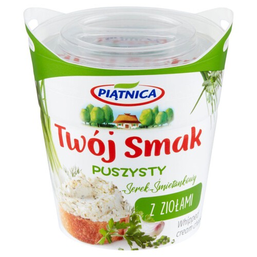 Twój Smak serek puszysty z ziołami Piątnica 150 g