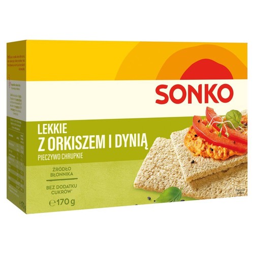 Pieczywo chrupkie Lekki z orkiszem i dynią Sonko 170 g