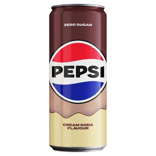 Napój gazowany Zero Cream Soda PEPSI 330 ml