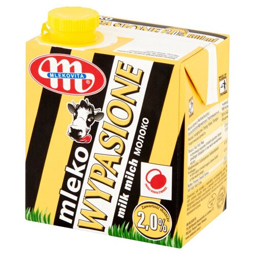 Mleko wypasione 2.0% Mlekovita 500 ml