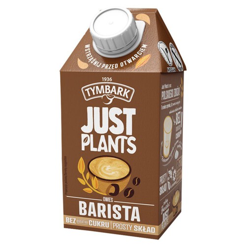 Just Planst napój owsiany Barista Tymbark 500 ml