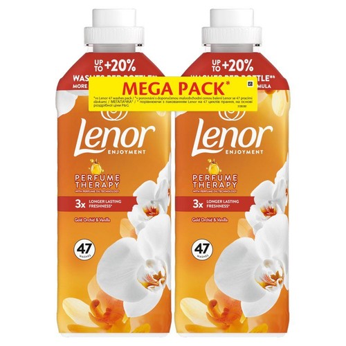 Płyn do płukania Perfume Therapy Gold Orchid Lenor 2 x 987 ml