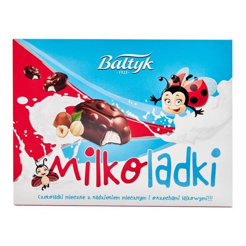 Czekoladki mleczne Milkoladki Bałtyk 110 g