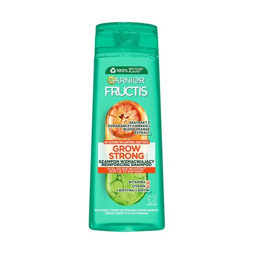 Szampon do cienkich włosów Fructis Grow Strong Orange Garnier 400 ml