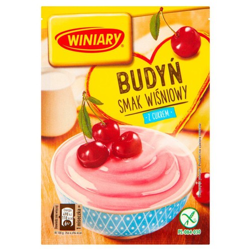 Budyń o smaku wiśniowym z cukrem Winiary 60 g