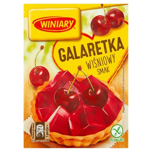 Galaretka o smaku wiśniowym Winiary 71 g
