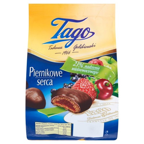 Pierniki z nadzieniem owocowym Tago 160 g