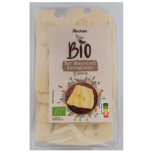 BIO Ser Massdam plastry Auchan 125 g