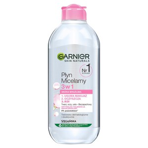 Płyn micelarny 3w1 skóra wrażliwa Garnier 400 ml