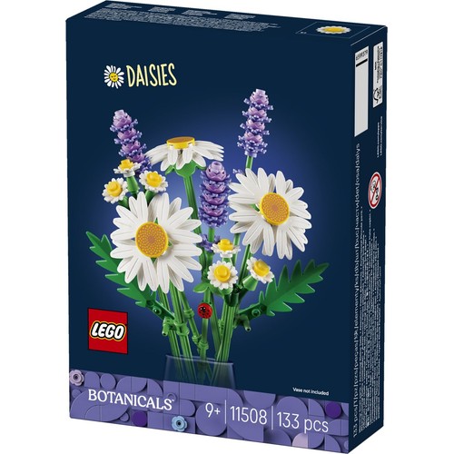 Botanicals Stokrotki, kwiatowa dekoracja dla dzieci 11508 LEGO  1 sztuka