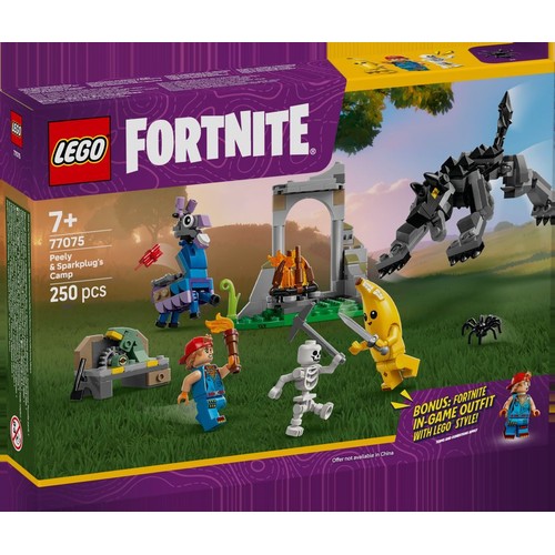 Fortnite® Skórek i Iskra oraz obóz 77075 LEGO 1 sztuka
