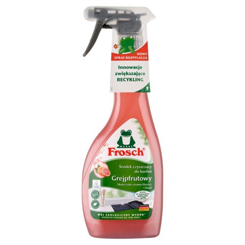 Spray czyszczący do kuchni grejprfrutowy Frosch 500 ml