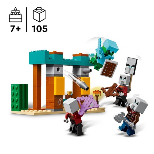 Minecraft® Pustynny patrol złosadników 21267 LEGO 1 sztuka