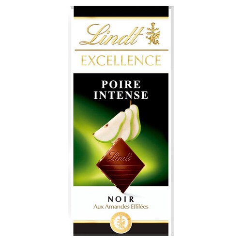 Excellence czekolada deserowa z kawałkami gruszki i migdałów Lindt 100 g