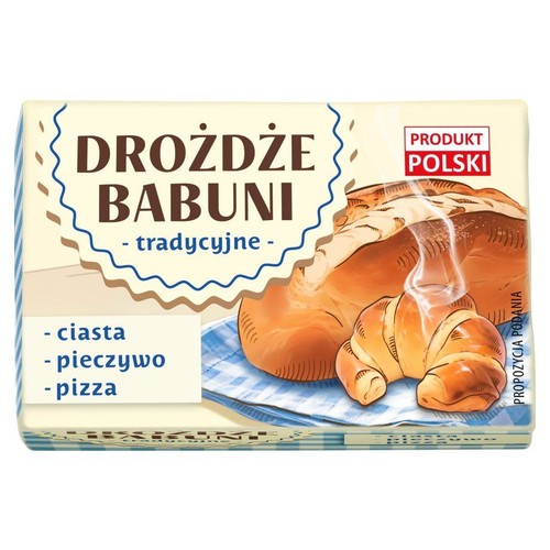 Drożdże tradycyjne  Drożdże Babuni 100 g
