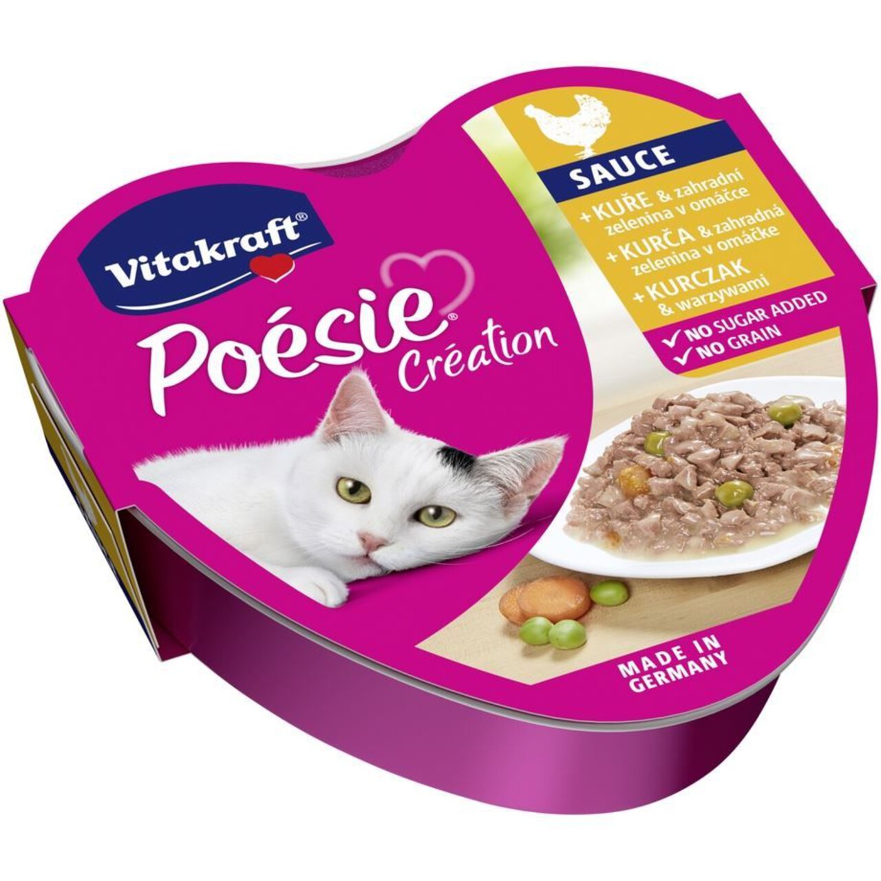 Karma mokra dla kotów kurczak z warzywami Vitakraft 85 g