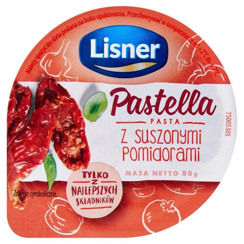 Pastella pasta z suszonymi pomidorami Lisner 80 g