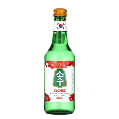 Koreański napój alkoholowy Lychee alk. 12,0% obj. 	Soju Jjan 350 ml