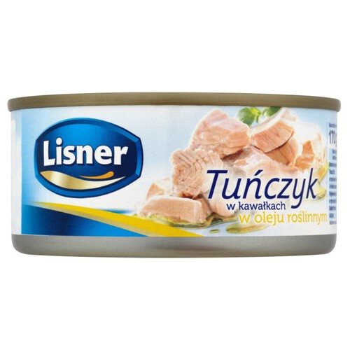 Tuńczyk w kawałkach w oleju roślinnym Lisner 170 g