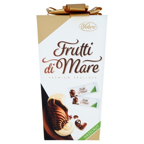 Praliny Frutti di Mare nadziewane kremem orzechowym   Vobro 190 g
