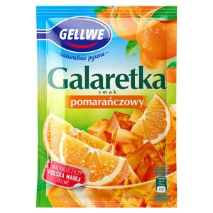 Galaretka o smaku pomarańczowym Gellwe 72 g