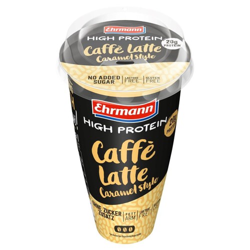 Caffe Latte napój o wysokiej zawartości protein EHRMANN 250 ml