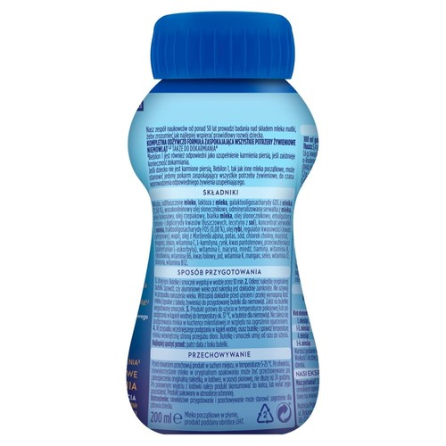 Mleko początkowe w płynie sterylizowane UHT 1 Bebilon 200 ml