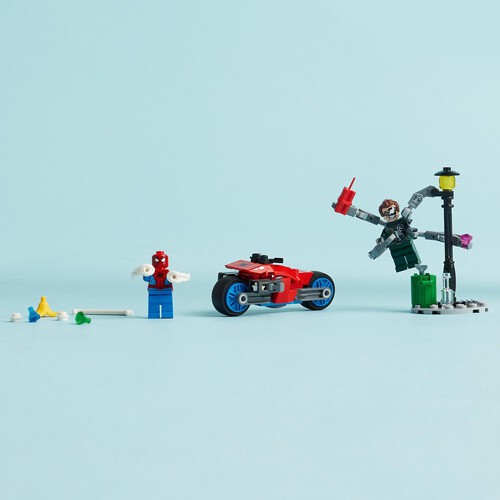 Super Heroes Pościg na motocyklu: Spider-Man vs. Doc Ock 76275 LEGO zestaw