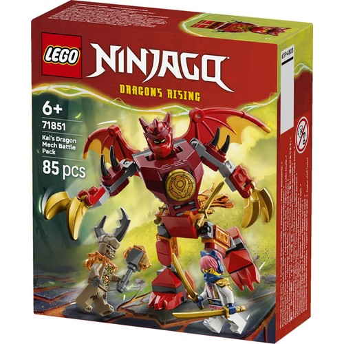 Mech NINJAGO® Smok-mech Kaia — zestaw bitewny 71851 LEGO 1 sztuka
