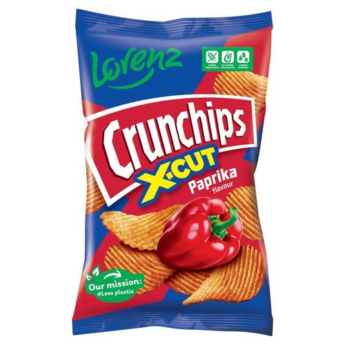 Chipsy X-Cut papryka Crunchips 130 g