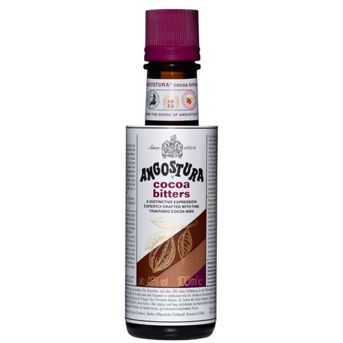 Angostura Cocoa Bitters, butelka 100 ml, 48% alkoholu.