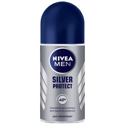Antyperspirant silver protect for men roll-on NIVEA 50 ml