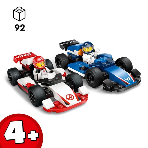 City F1® Bolidy Williams Racing i Haas F1® 60464 LEGO 1 sztuka