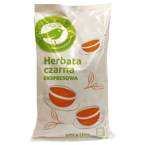 Herbata czarna ekspresowa Auchan 100 torebek