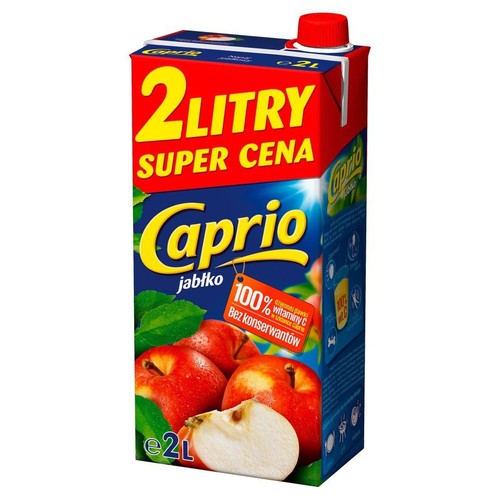 Napój niegazowany o smaku jabłkowym Caprio 2 l