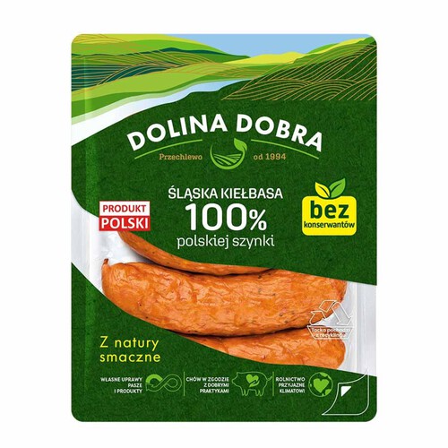 Kiełbasa Śląska z szynki Dolina Dobra 375 g