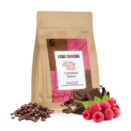 Kawa ziarnista o smaku maliny z czekoladą  Kawa Smakowa 250 g