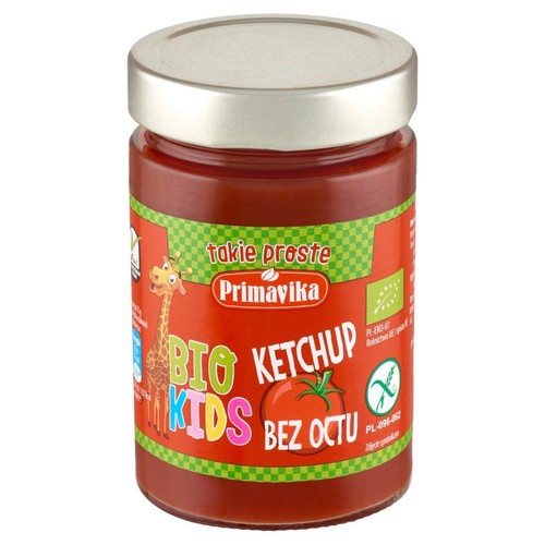 BIO Ketchup - sos pomidorowy dla dzieci - bez dodatku octu Primaeco 315 g