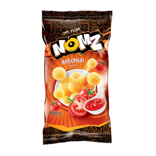Chrupki kukurydziane ketchup NOMZ 100 g