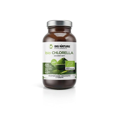 BIO Chlorella   Big Nature 200 tabletek