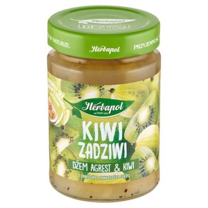 Dżem Kiwi zadziwi - agrest & kiwi Herbapol 280 g