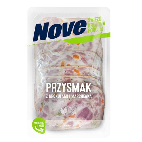 Przysmak z brokułami i marchewką Nove 100 g