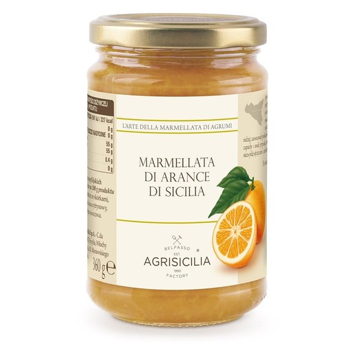 Marmolada z sycylijskiej pomarańczy   AGRISICILIA 360 g