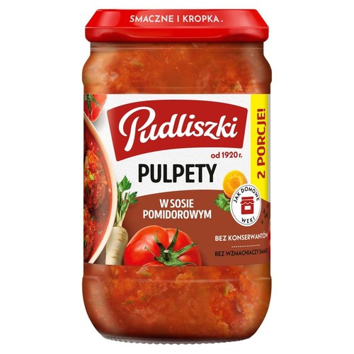 Pulpety w sosie pomidorowym  Pudliszki 590 g