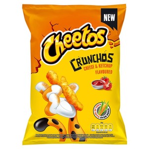Chrupki kukurydziane o smaku serowo-ketchupowym.  Cheetos 165 g