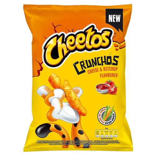 Chrupki kukurydziane o smaku serowo-ketchupowym.  Cheetos 165 g