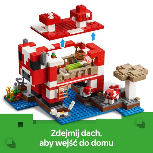 Minecraft® Dom grzybowej krowy 21270 LEGO 1 sztuka