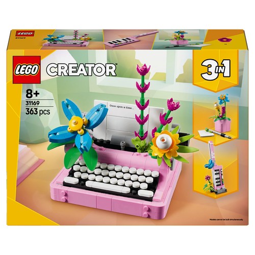 Creator 3 w 1 Maszyna do pisania z kwiatami 31169 LEGO 1 sztuka